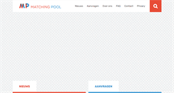 Desktop Screenshot of matchingpool.nl